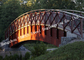 Long Span Metal Structure Prefabricated Pedestrian Bridges Overcrossing River Footbridge supplier