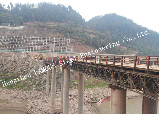 Galvanized Bailey-Steel-Truss-Arch-Bridge with Variable Height supplier