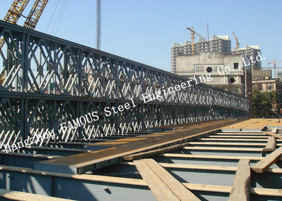 20m-60m Steel Bailey Bridge for Hot-dip Galvanized Applications supplier