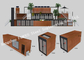 Customised Modular Prefab Container House For Shopping Center Or Coffee Bar supplier