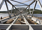 Modular Galvanized Steel Bridge , Temporary Portable Single Lane Road Bridge ASTM supplier