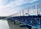 Prefabricated Bailey Steel Bridge For Water Conservancy Project Portable Structural Steel Bridge With Supporting Piers supplier