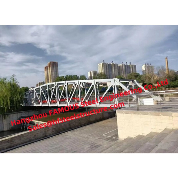 Temporary Steel Box Girder Bridge Rectangular Or Trapezoidal In Cross ...