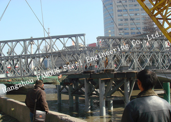 Construction Solution Steel Bailey Bridge With 50 Year Service Life