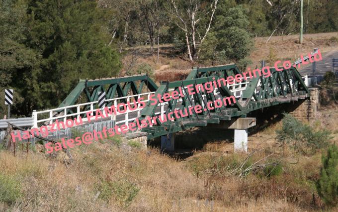 Single Lane Prefabricated Single Span Truss Bridge High Strength Q345b ...
