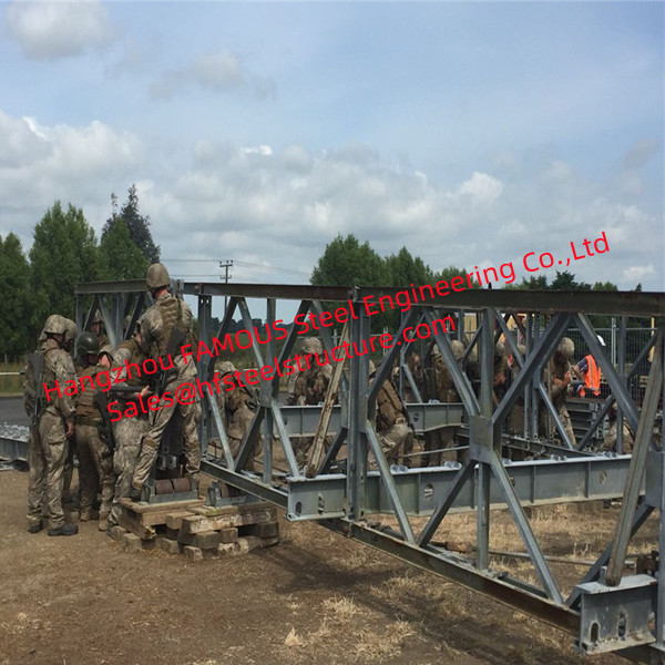 Modular Military Bailey Bridge Metal Truss Bailey Ferry Raft Anchoring ...