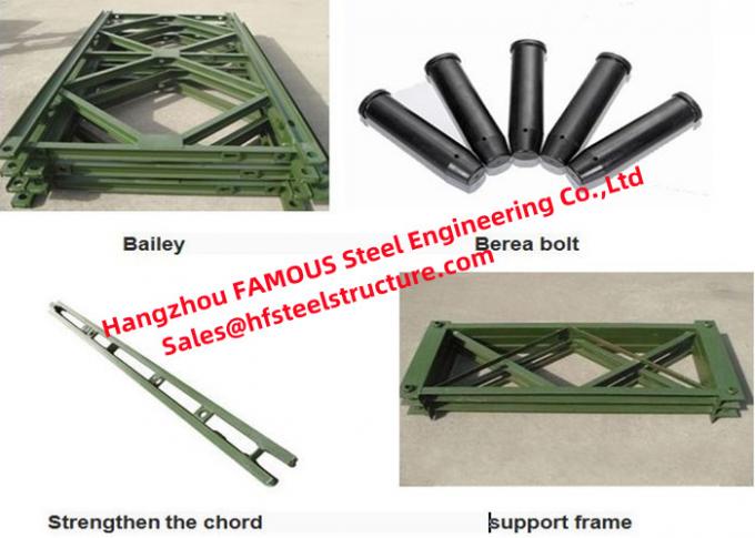 Modular Steel Bailey Bridge Panel Shoring Prefabricated Temporary ...